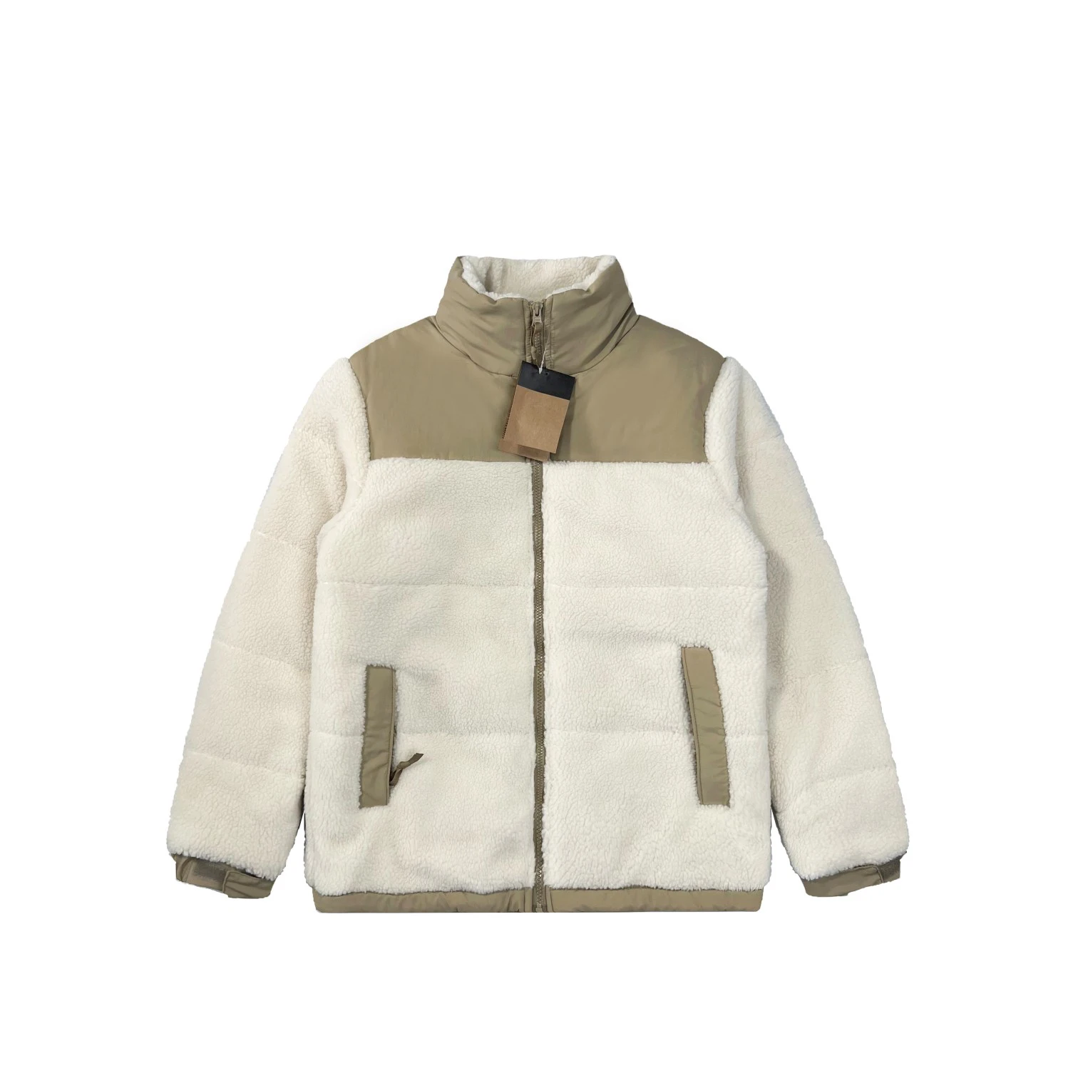 

Зима 2022 1996 со стоячим воротником Скрытая толстовка из овечьей шерсти Толстая теплая парная одежда для подростков мальчиков и девочек