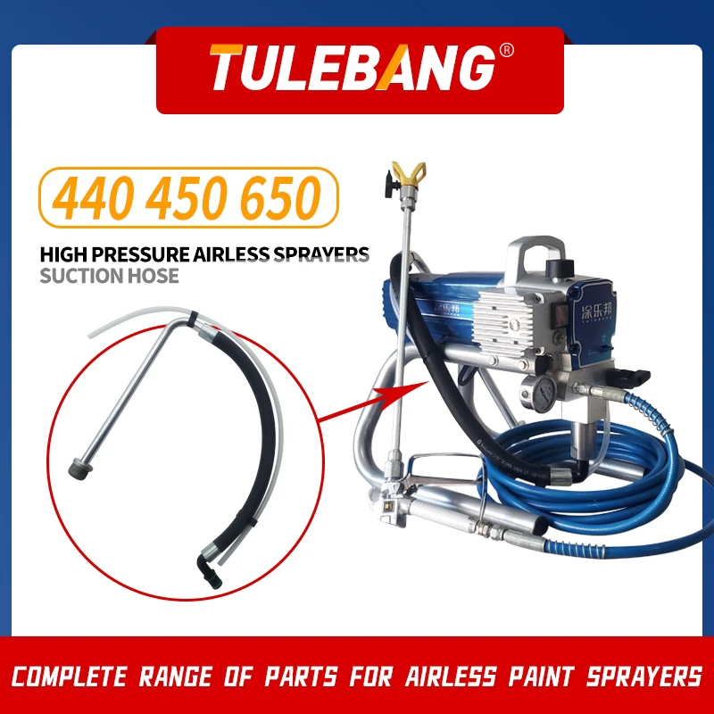 

High pressure airless sprayers Suction feed hose 440 450 650 Paint tools and accessories