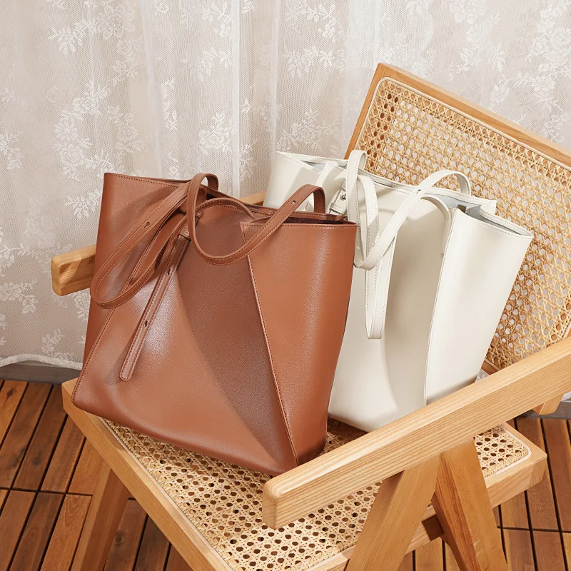 

2022 New Portable Shoulder Bag Fashion Leather Women's Bag Bucket Bag Handbags