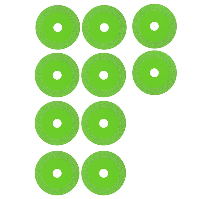 

10Pcs 100Mm Diamond Disc Saw Blade Ceramic And Glass Tile Marble Polishing Cutting Blade Sharp Brazing Grinding