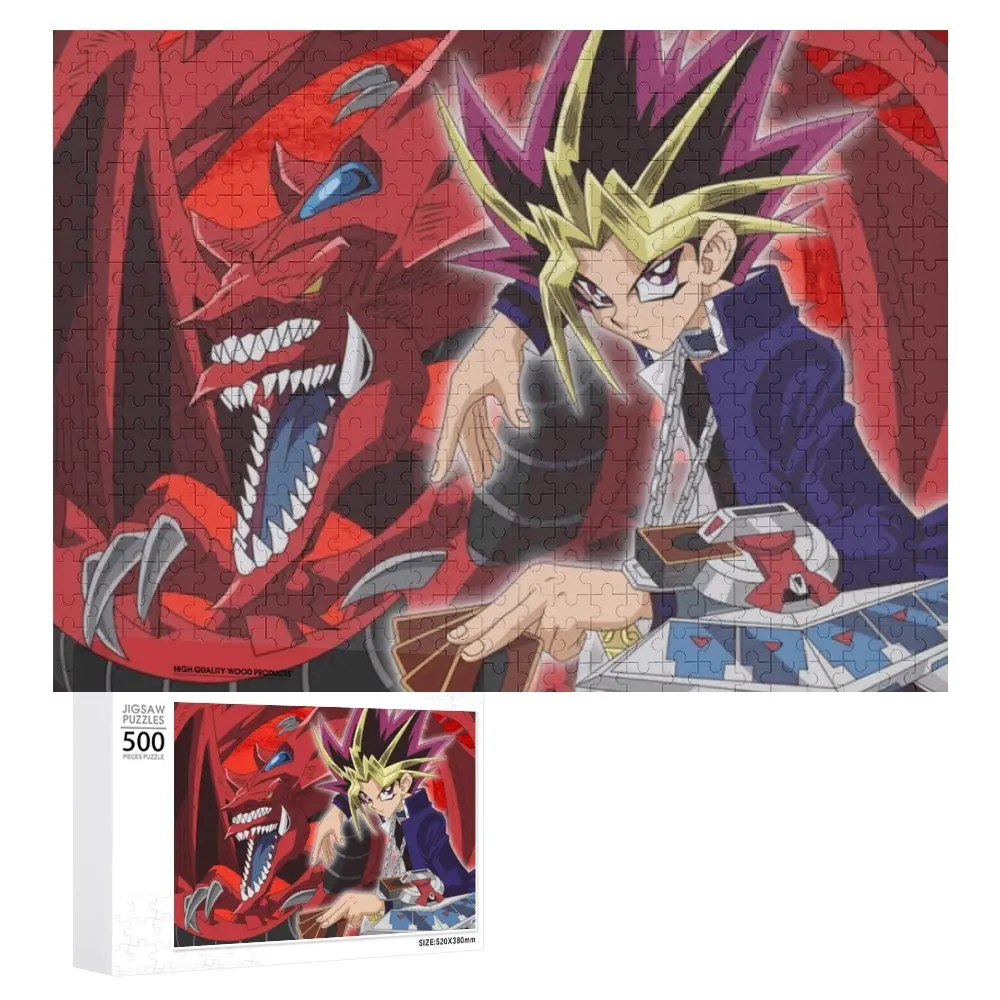 

Пазл Bandai Yu-Gio из 300/500/1000 частей японского аниме, деревянные головоломки для йоги