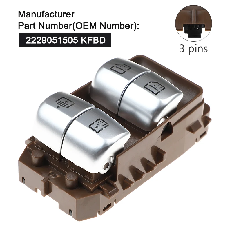 ODiDiO 2229051505 2229052104 Кнопка включения управления стеклоподъемником для Mercedes-Benz AMG E43