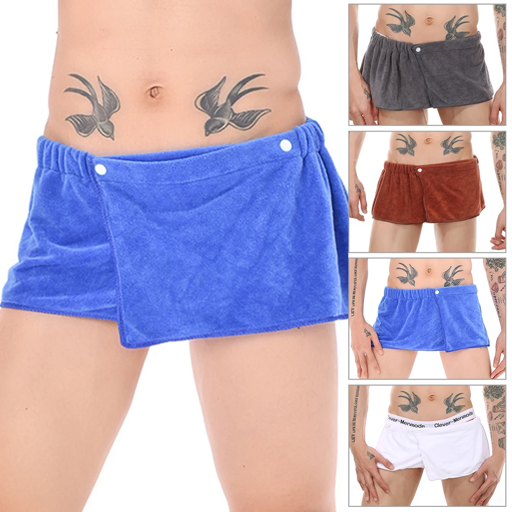 

Men Soft Wearable Bath Towel Short Pants Soft Microfiber Swimming Beach Towel Blanket Toalla De Playa pantalones cortos toalla