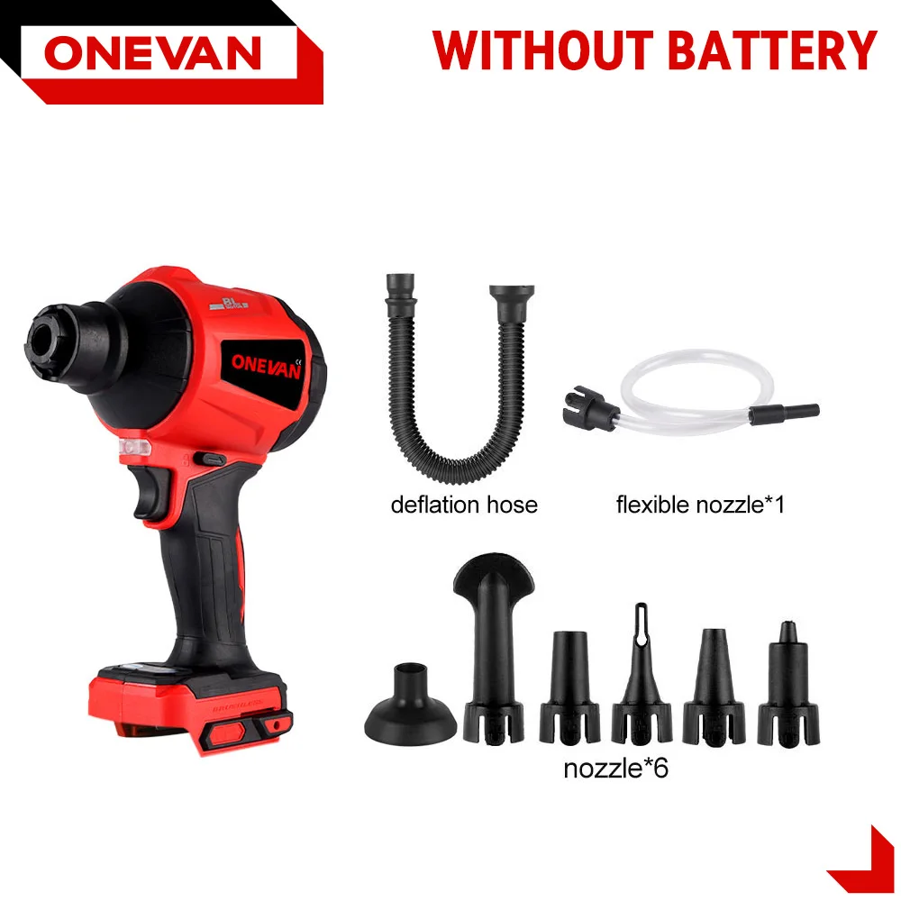 

ONEVAN Бесщеточный воздуходувка 80000 об/мин для Makita 18В
