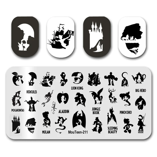 Штамповочная пластина для детского маникюра