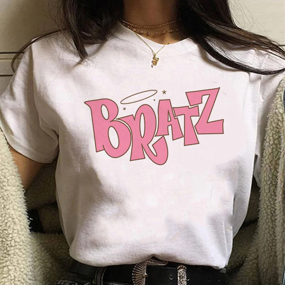 

Bratz Tee women streetwear summer comic tshirt female 2000s manga clothes
