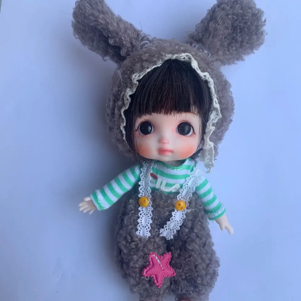 

Ob11 make-up doll birthday gift resin doll as shown in the whole ob11 doll bjd bjd doll