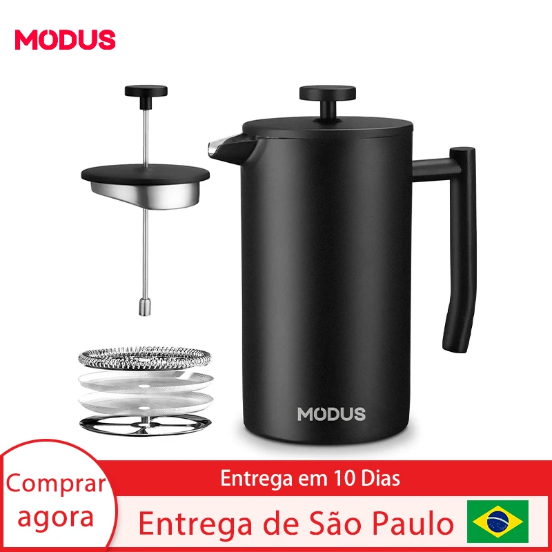 

1000ml High Quality Stainless Steel Double Wall French Coffee maker
