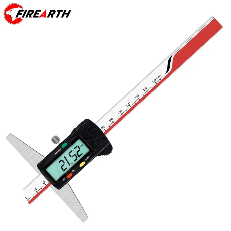

Digital Caliper Depth Gauge Fit for 0-150mm Metric Imperial Digital Depth Micrometer Electronic Measuring Instruments Tools