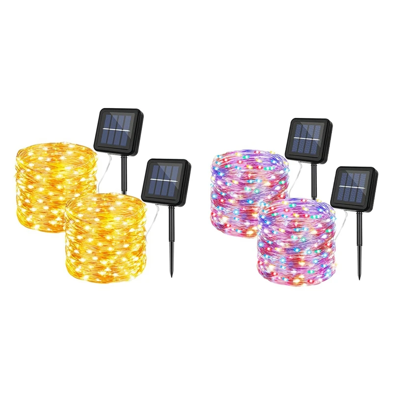 

Гирлянда на солнечной батарее для внутреннего двора, елки, рождественские, свадебные, банкетные, садовые украшения