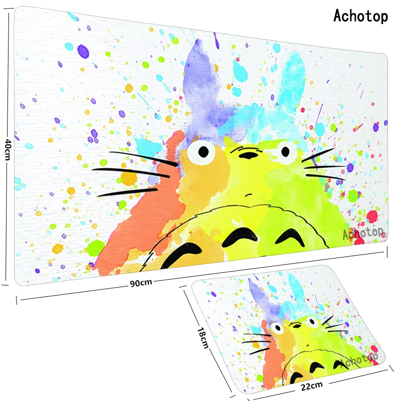Розовый коврик для мыши Totoro XXL коврики игровые 800x300 мм большой компьютерной