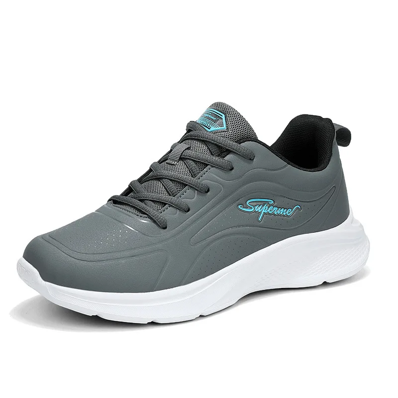 

Men's New Autumn 2023 Sports Running Shoes Men Leather Waterproof and Trendy Shoes, Comfortable and Lightweight