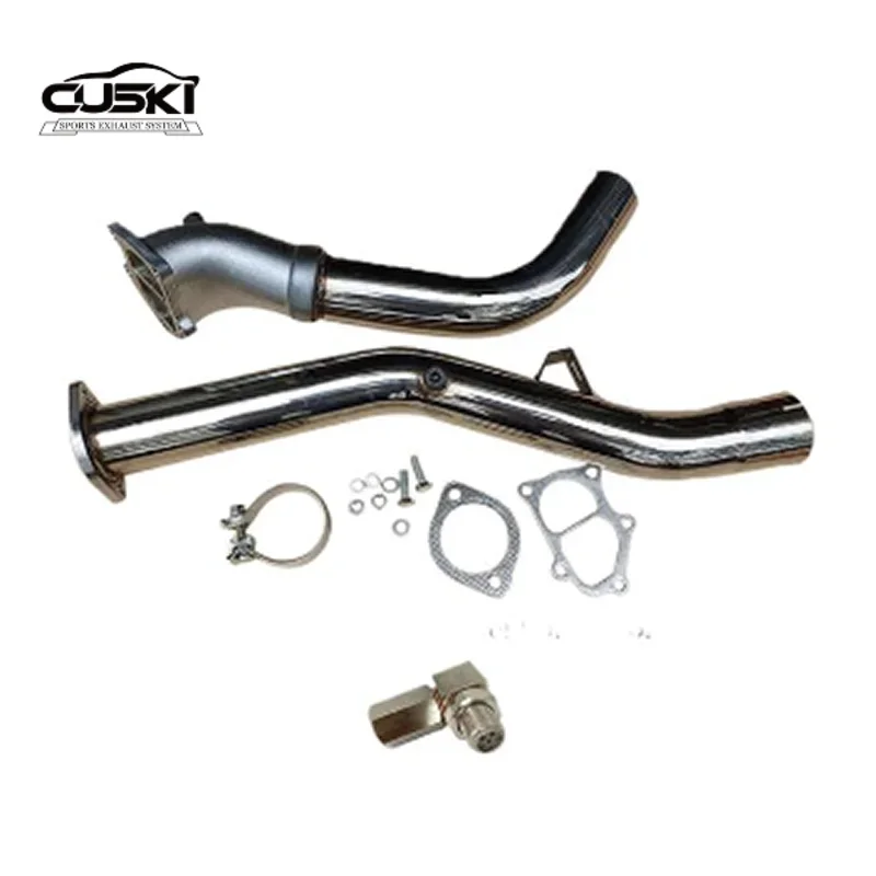 Выхлопная труба 3 дюйма для SUBARU 02-07 Imprez WRX EJ205 EJ225 STi EJ257 2 0 T 5 Cat 2008-2016 высокая