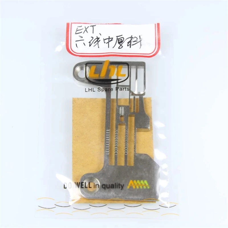 

3PCS EXT Six Thread Heavy Clothing Extend Length Needle Plate For 6816 Six Thread Three eedle Sewing Machine