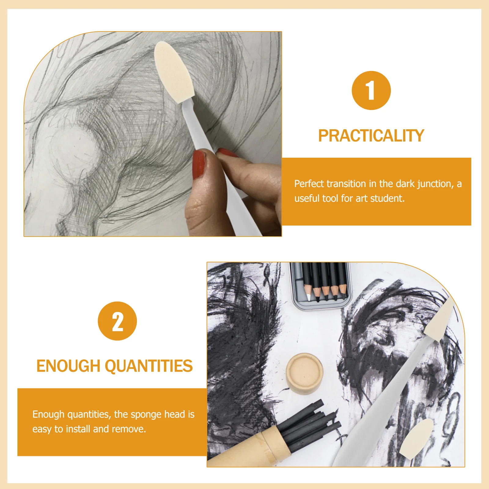 40 шт. ластик для эскизов различные насадки губок сменный инструмент