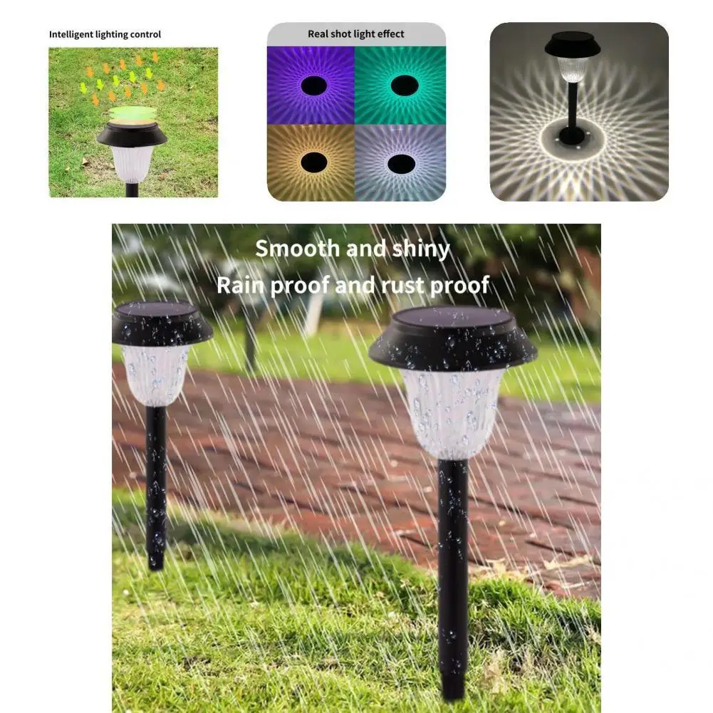 

Safe 2Pcs Popular Super Bright Landscape Lamp LED Lawn Light Stable Performance for Walkway