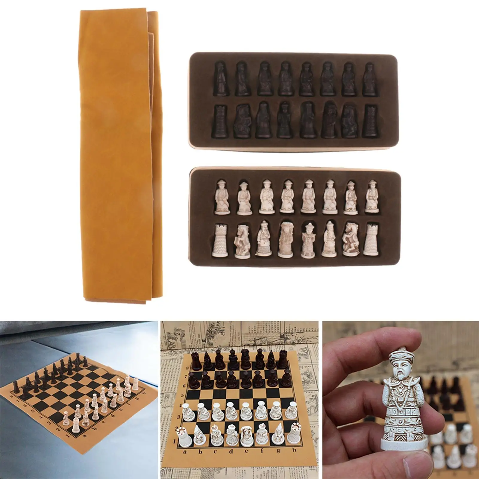 

Antique Chinese Chess Pieces Set for Kids Christmas Birthday Premium Gift