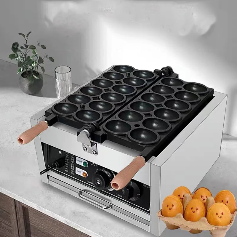 

Gas Waffle Machine 12 Holes Cooking Kitchen Eletric Pancake Baking Business Taiyaki Egg Shape Cake Maker