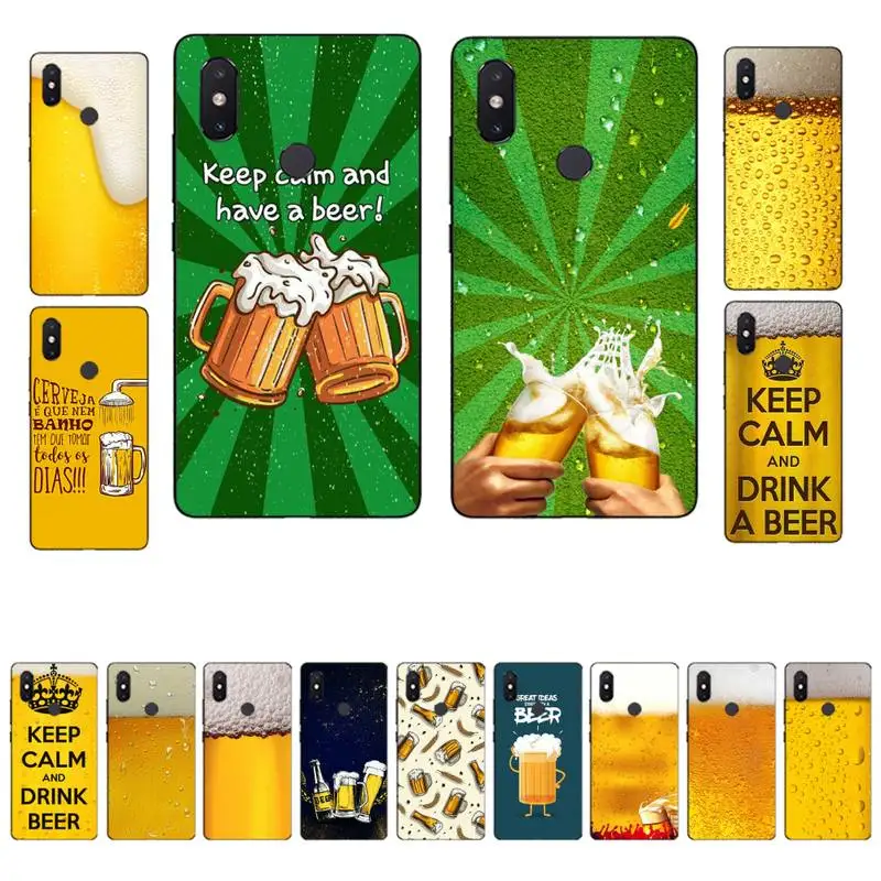 

MaiYaCa World Beers Alcohol Summer Phone Case for Xiaomi mi 8 9 10 lite pro 9SE 5 6 X max 2 3 mix2s F1