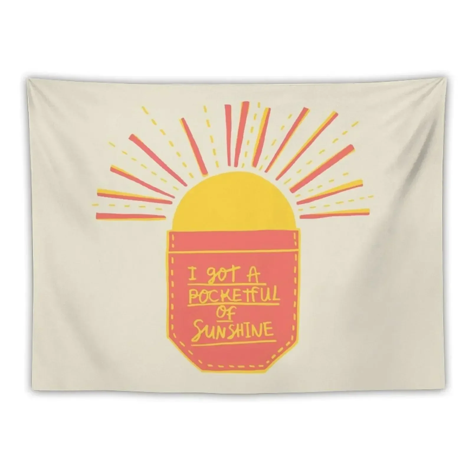 Pocketful of Sunshine гобелен искусство роспись Настенный декор украшения для вашего