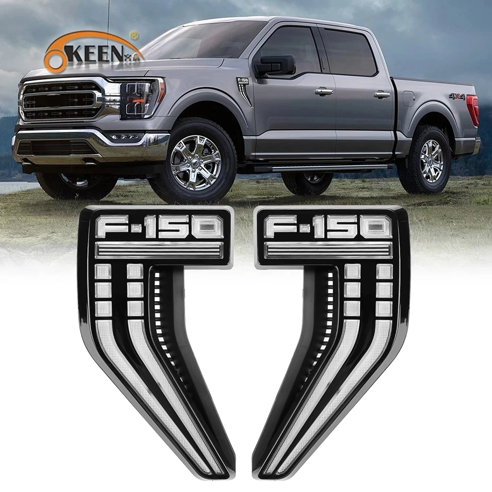 

2 шт., автомобильные светодиодсветодиодный габаритные огни для Ford F150 2020