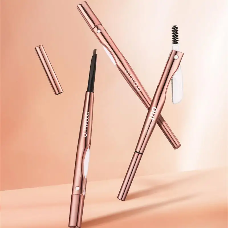 

O.TW O.O Eyebrow Pencil 3 In 1 Fine Precise Brow Definer Waterproof Natural 4 Colors Brown Eye Brow Pen With Eyebrow Trimmer