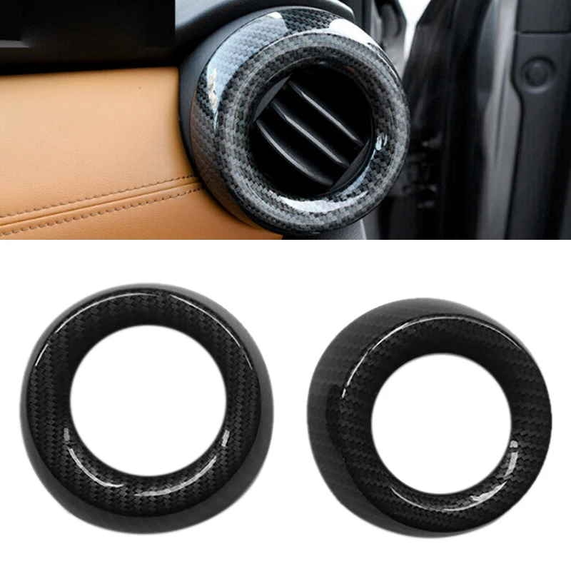 

ABS Dashboard Side Air Outlets Vent Trim for Nissan Kicks 2017-2020 Interior Mouldings Stickers