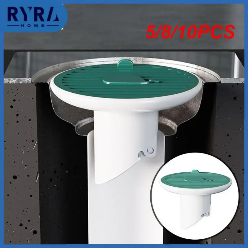 

5/8/10PCS Anti-insect Silicone Stopper Bathroom Sewer Floor Drain Insectproof Floor Drain Cover Deodorant
