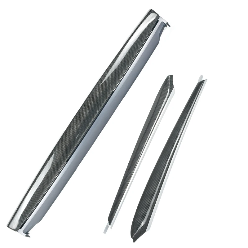 Для Tesla Model Y 2020 + 3 17-22 кованая панель из углеродного волокна Центральная