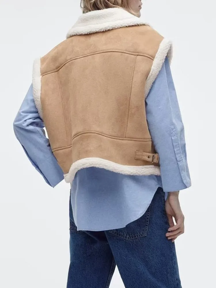 Рисунок 3 - Женский Повседневный жилет KBQ из овечьей шерсти