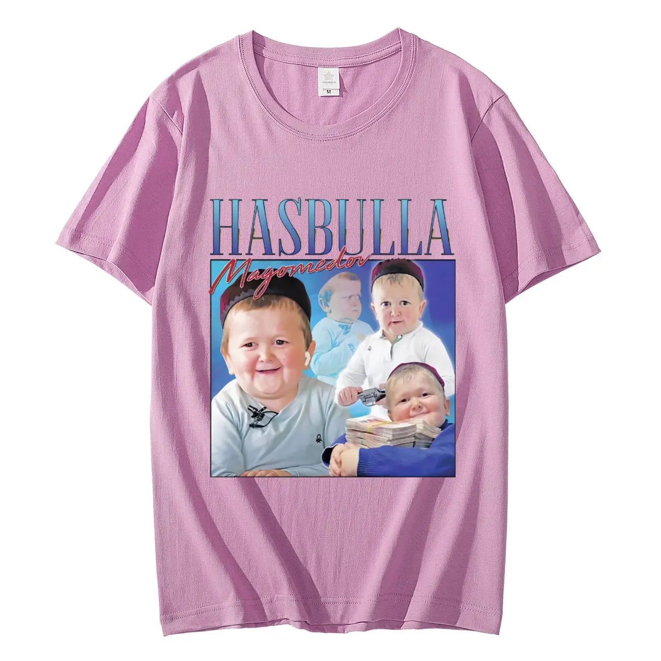 Футболка Hasbulla Magomedov с забавным мемом для борьбы русская блоггера графические