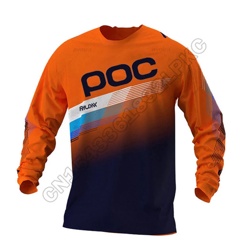 

2023 Jerseys Mountain Bike Downhill MTB Bicycle Locomotive Shirts Offroad DH Motorcycle Jersey Motocross Sportwear Racing Bike