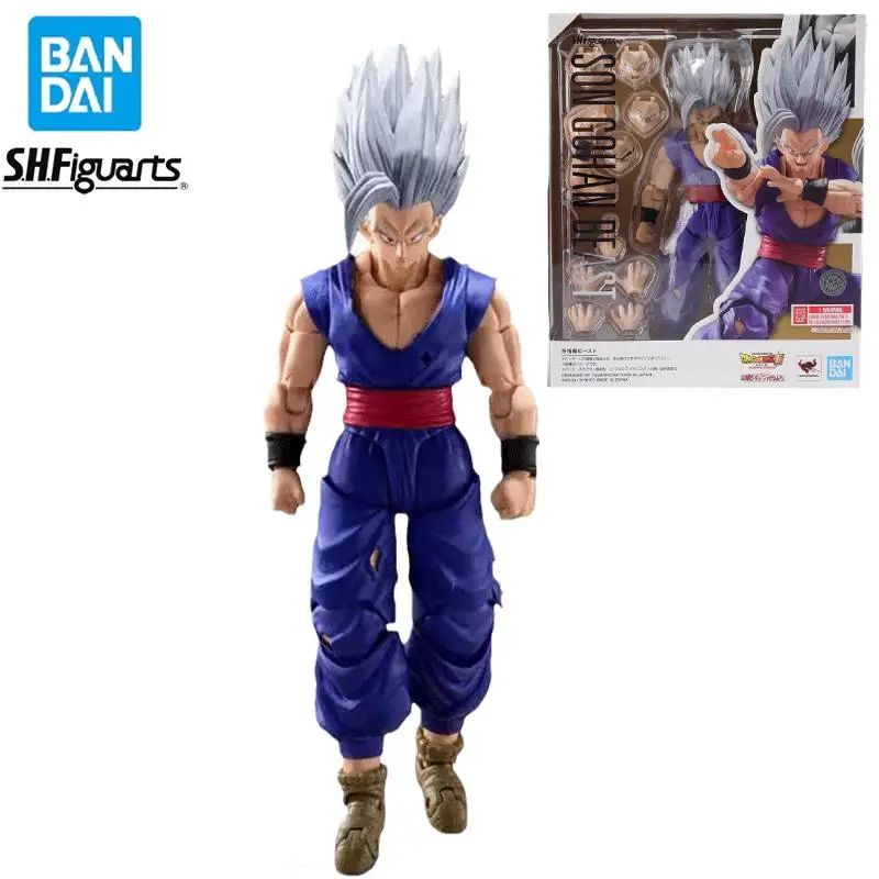 

Bandai Original Genuine 14CM S.H. Figuarts SHF Super Heroes Beast Son Gohan Action Figure Toys Theater Edition Gift Men