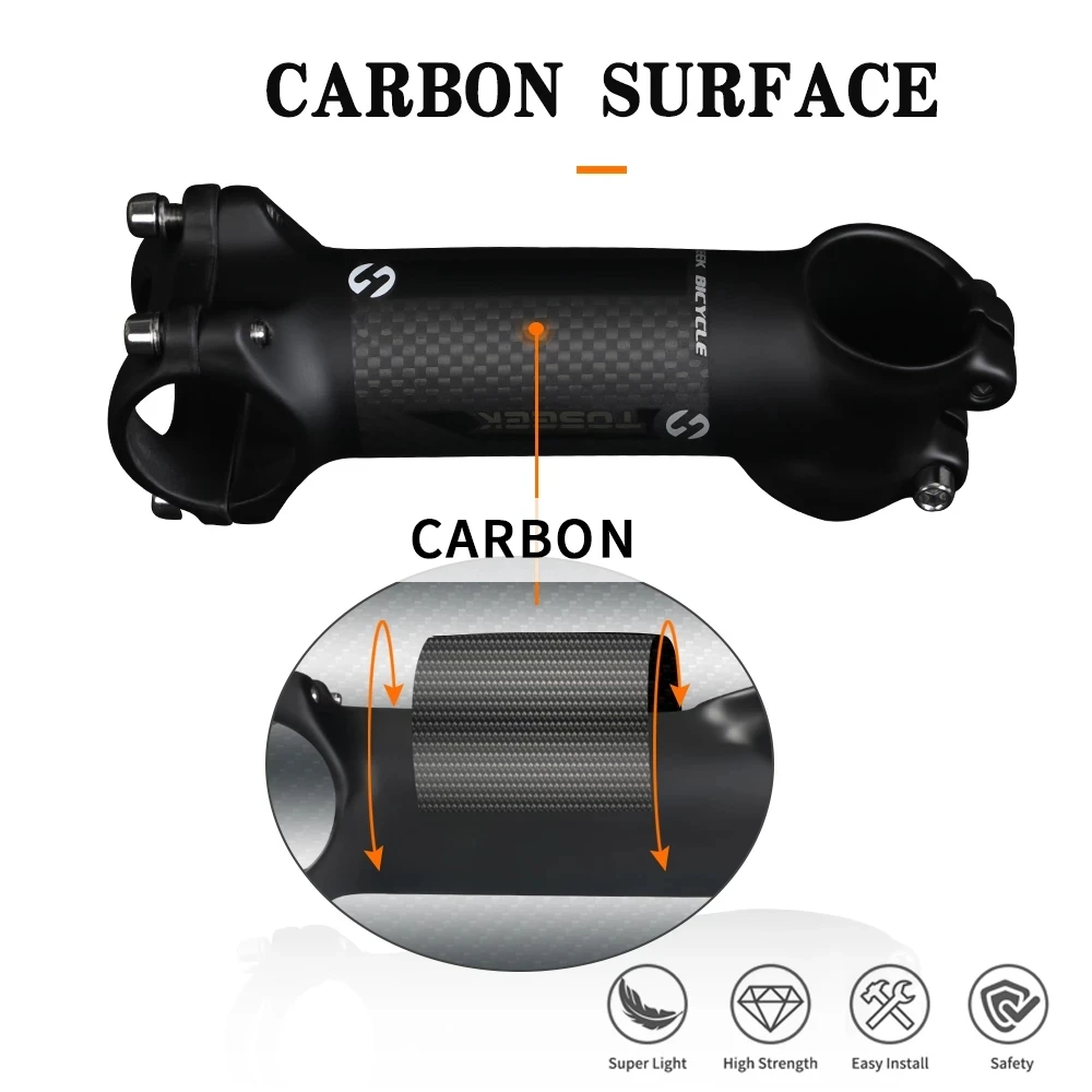Горячее предложение TOSEEK Углеродный + сплав матовый/глянцевый 6 градусов