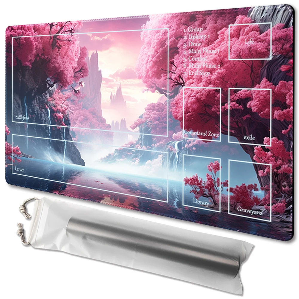 

Taoyuan Lake- Board Game TCG Playmat Table Mat Game Size 60X35 CM Mousepad Compatible for MTG CCG