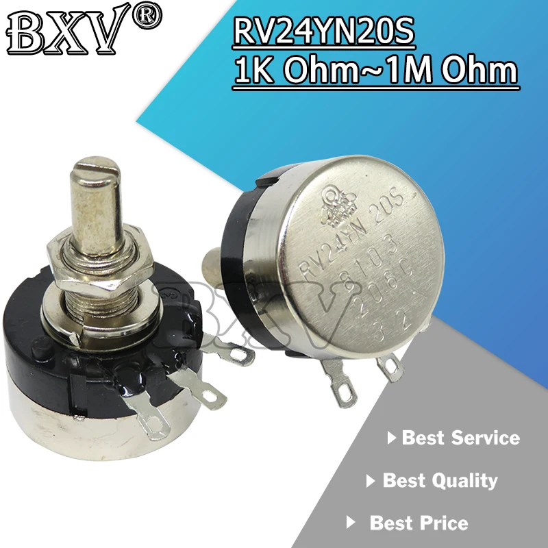 Потенциометр RV24YN20S BXV B201 B501 B102 B202 B502 B103 B203 B503 B104 B204 B254 B504 B105 500 Ом 10K 20K 50K 100K 200K Ом