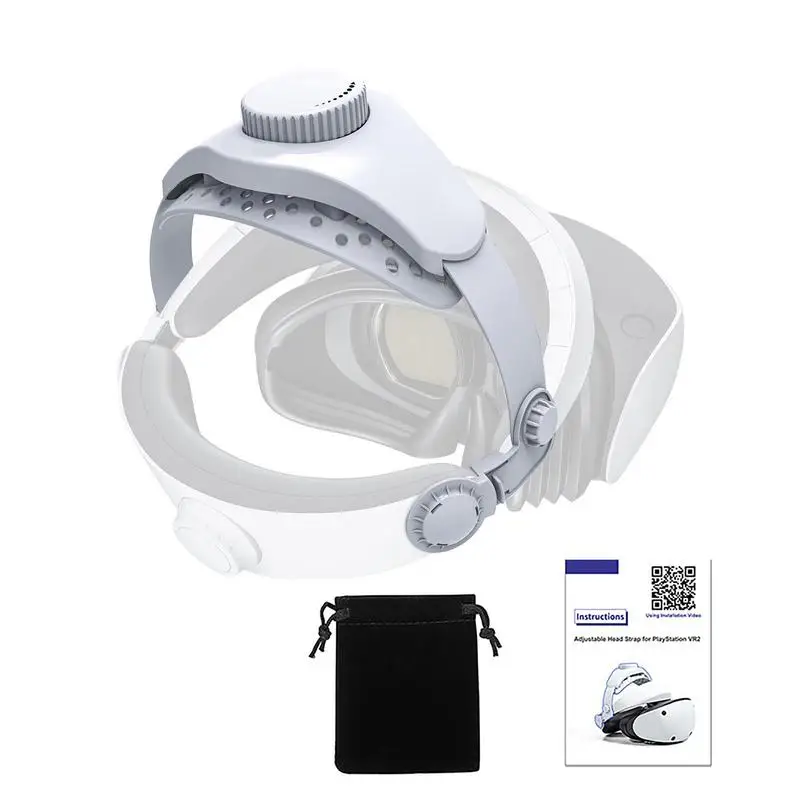 

VR Silicone Headband Adjustable Enhanced Comfort Game Headband Heat Dissipating Comfortable Design For Game Immersion