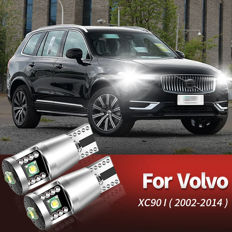 2 шт. светодиодные габаритные фонари стояночные W5W T10 2825 Canbus для Volvo C30 C70 S40 S60 S70 S80 V50