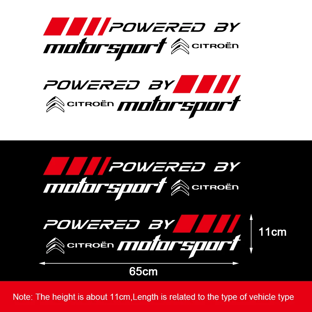 2 шт. декоративные наклейки на дверь CITROEN C1 C3 C4 C4L C6 C5 VTS