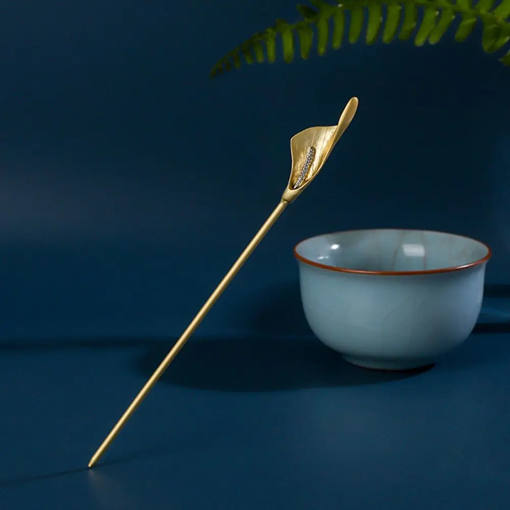 

Vintage Headwear Metal Chinese Style Hair Chopstick Hair Sticks Flower Hairpins Hair Fork