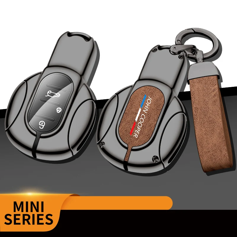 

Auto Zinc Alloy Key Case Bag Car KeyChain Metal Key Shell For BMW MINI John Cooper ONE JCW Cooper S R54 R55 R56 R60 F54 F55 F56