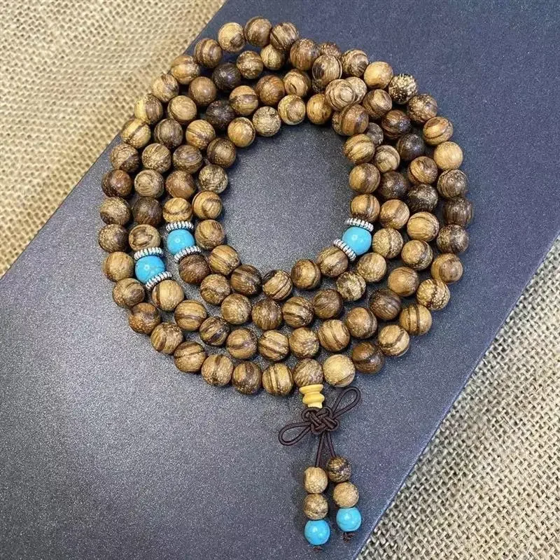 108 браслетов из натурального агара изготовленных состаренного и агара. Четки для