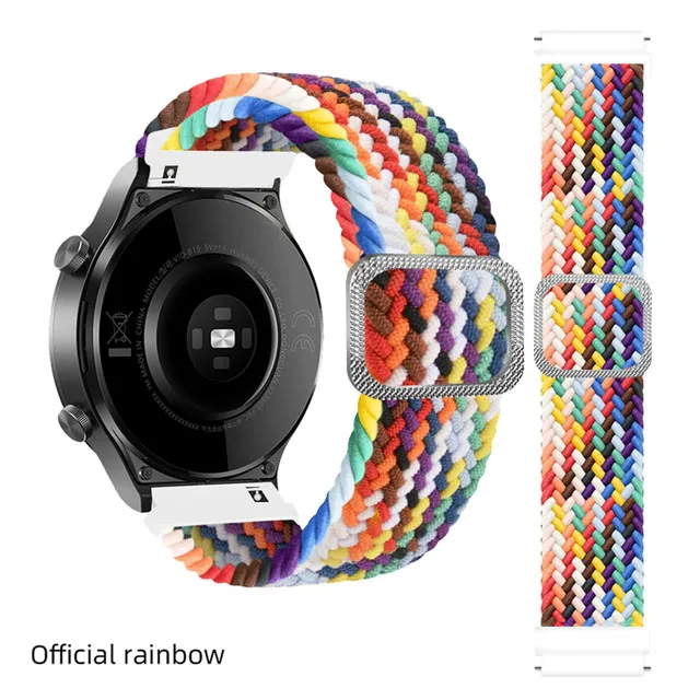 Фото Эластичный Плетеный нейлоновый ремешок для часов Xiaomi Mi Watch Color Sports Edition/ S1 Pro, 22 мм, ремешок для часов Mi Watch Color 2 correa №4