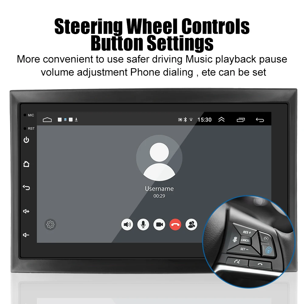 Автомагнитола 2 Din 1G/2G Android 9 0 мультимедийный видеоплеер для Peugeot 307 2001-2008 WIFI Bluetooth