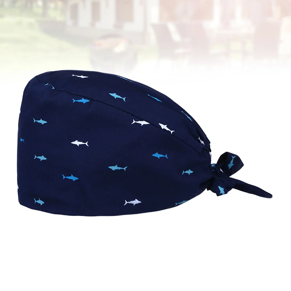 

Cap Hat Scrub Nurse Bouffantcaps Sweat Womenadjustablemen Unisex Doctorabsorbent Cute Operating Room Wicking Wrap Liner Workout