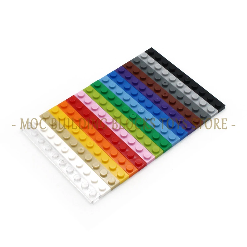 Детали MOC 4477 пластина 1x10 строительные блоки конструктор сделай сам просвещение