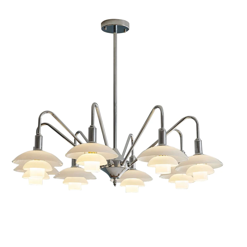 

UFO Chandelier Modern Minimalist Cream Style Home Bedroom Restaurant Creative PH3 Bauhaus Medieval Living Room Main Light