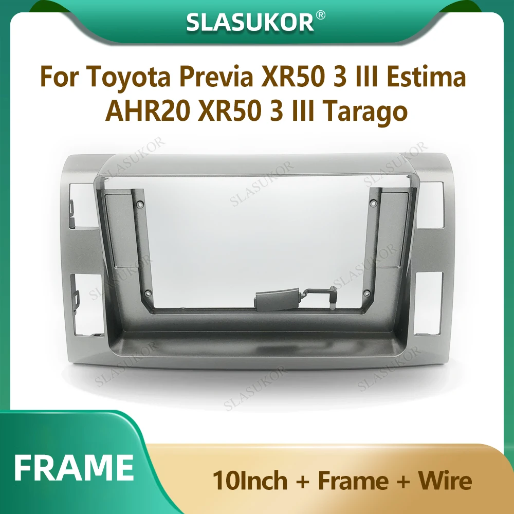 

9 дюймов для Toyota Previa Estima Tarago XR50 2006-2019 Fascia Автомобильная радиопанель Проводная втулка рамка приборная панель оригинальные аксессуары