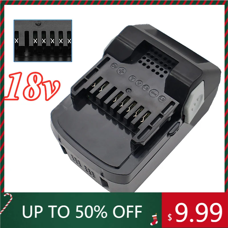 

18V6.0Ah Li-ion ReplacementRechargeable Battery for HITACHI BSL1820 BSL1840 BSL1850 BSL1860B Power Tools Batteries ElectricDrill
