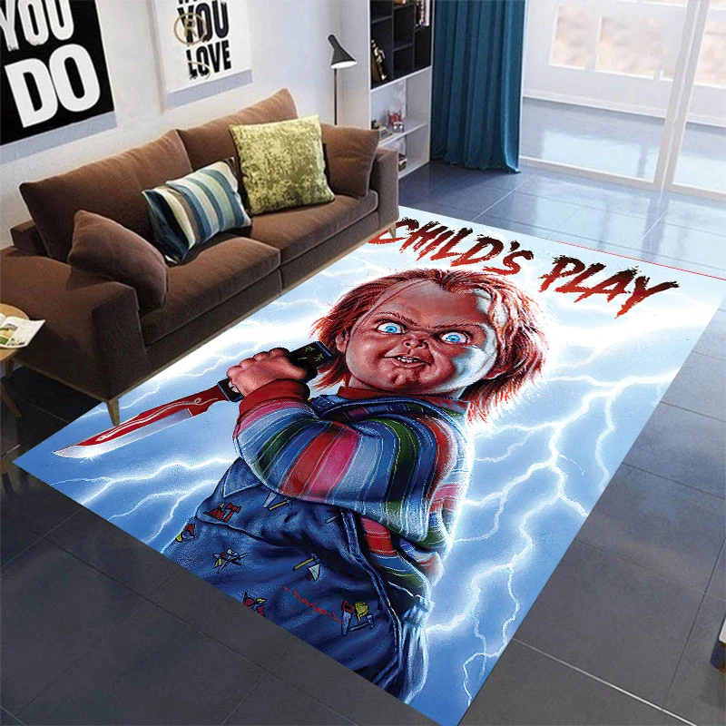 

floor mat horror movie Carpet Floor Mat Door Mat Anti-slip Mat Carpet Bedroom Living Room Home Decoration